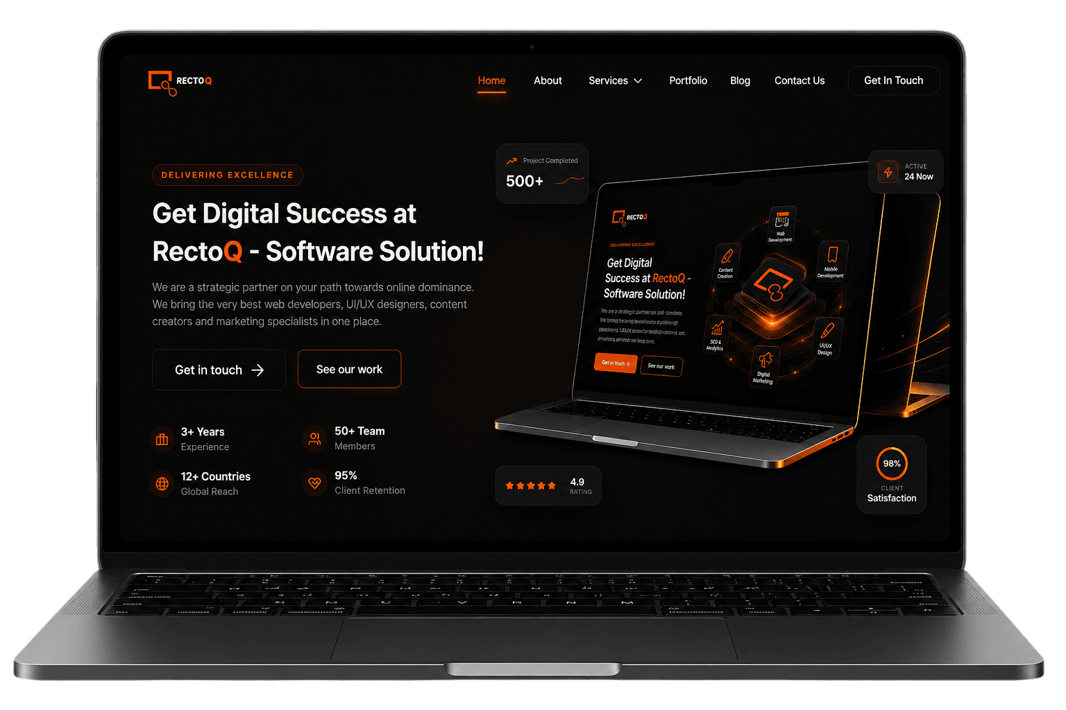 Web Development Showcase Platform