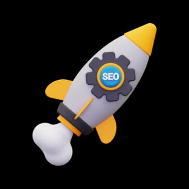 SEO Performance Rocket Illustration